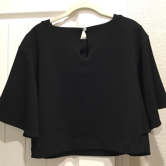 Anthropologie | Eri + Ari Viv Cropped Structured Top Sz: XS - Picture 4 of 8